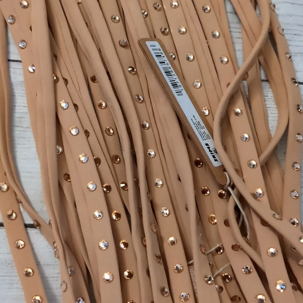 Skims swims ochre rhinestone swim strappy skirt size 3X - Image 5