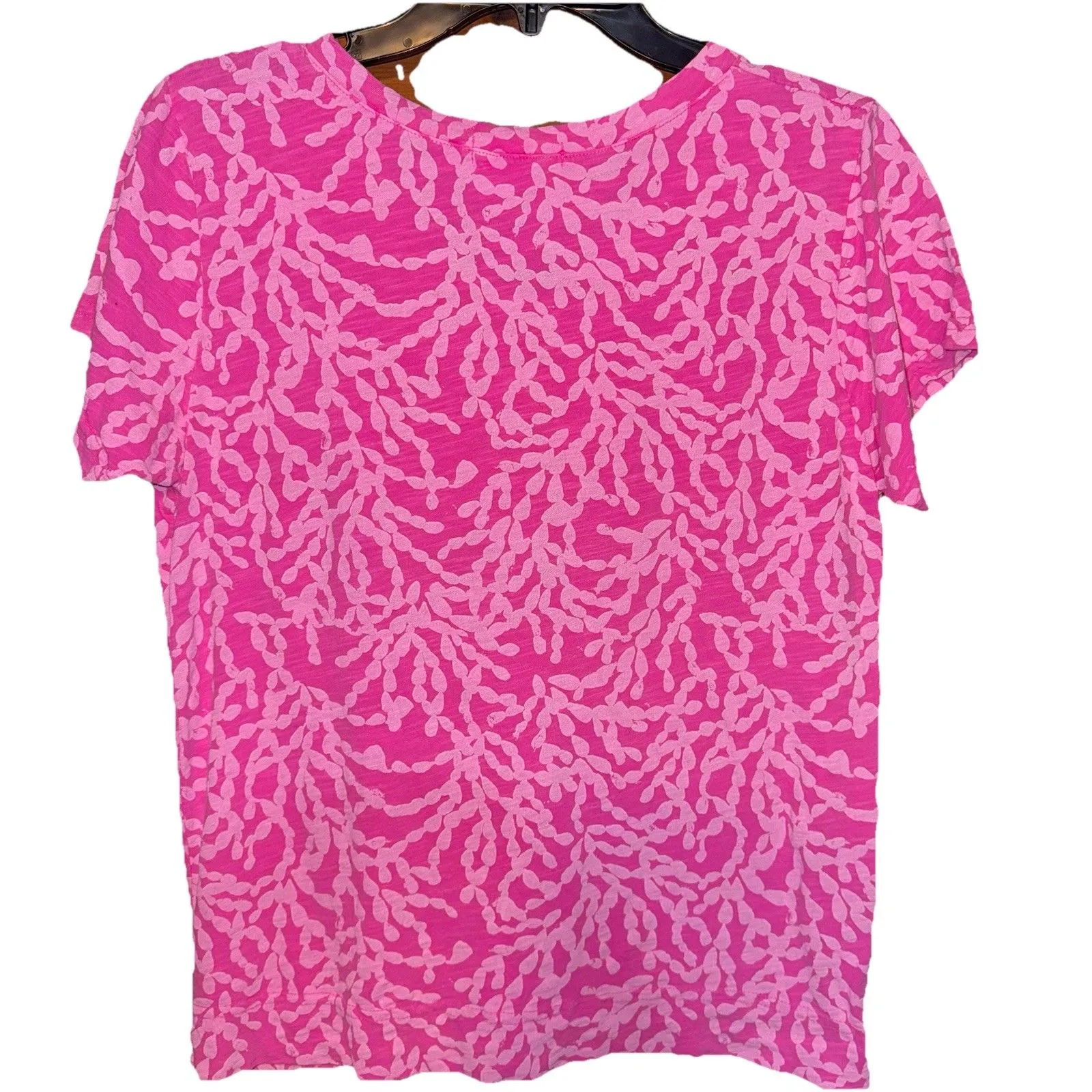 Fresh Produce Shirt Pink Coral Design Medium - Image 5