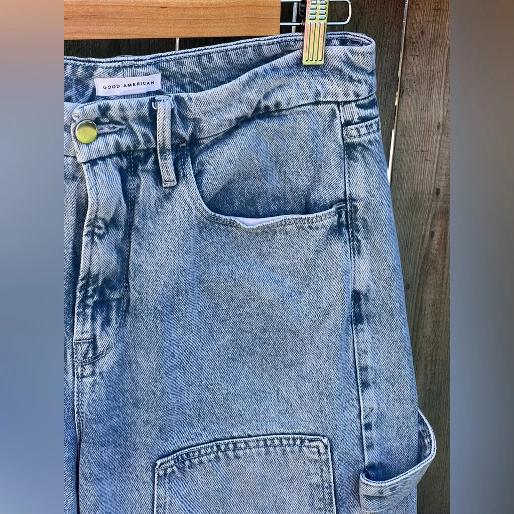 Good American Women's Good 90s High Rise Loose Fit Surplus Jean in Indigo - Image 6