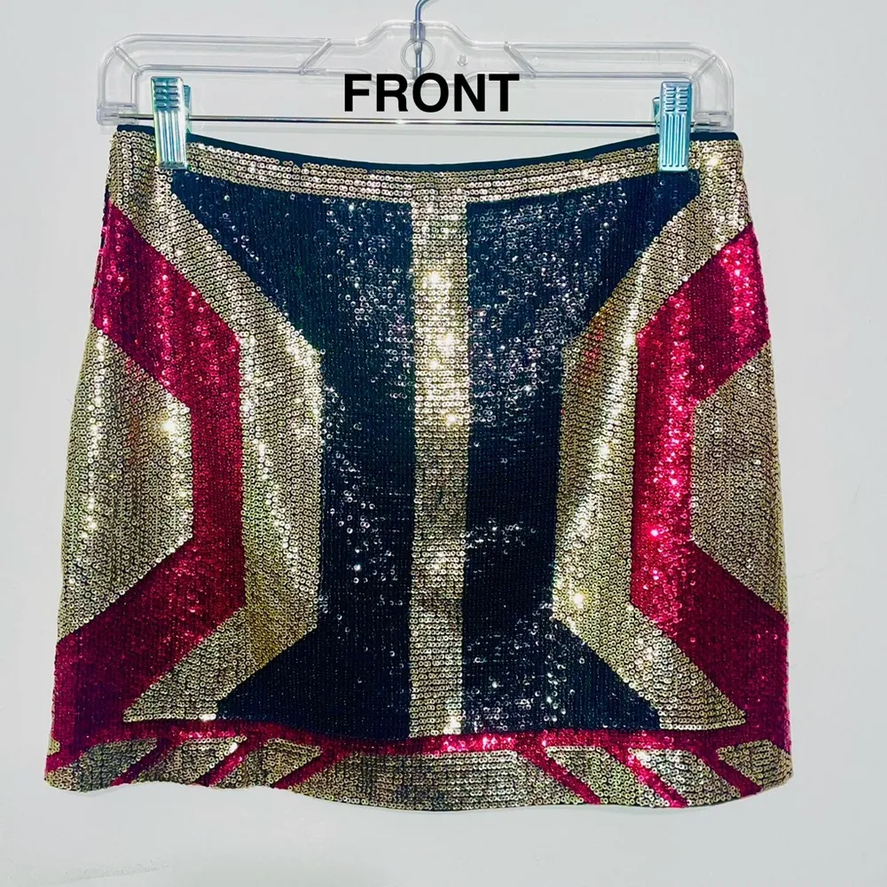 Custo Barcelona  Sequin Mini Skirt - Image 2