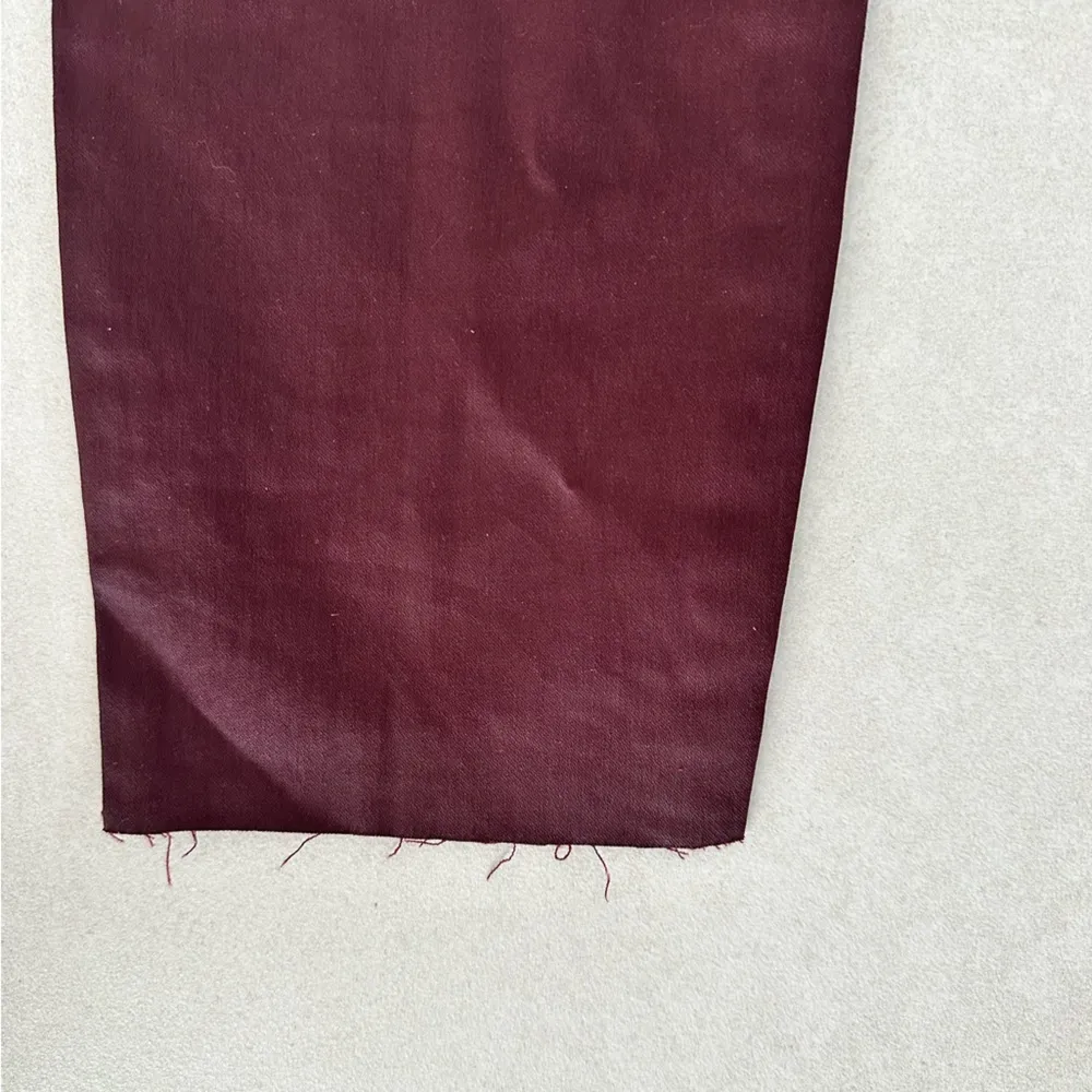 NYDJ Women's Burgundy Coated Jeans Raw Hem size 8P - Image 3