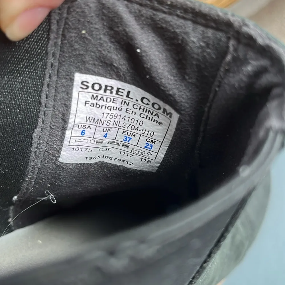 Sorel Lea Hidden Wedge Suede Leather Slip On Ankle Bootie - Image 8