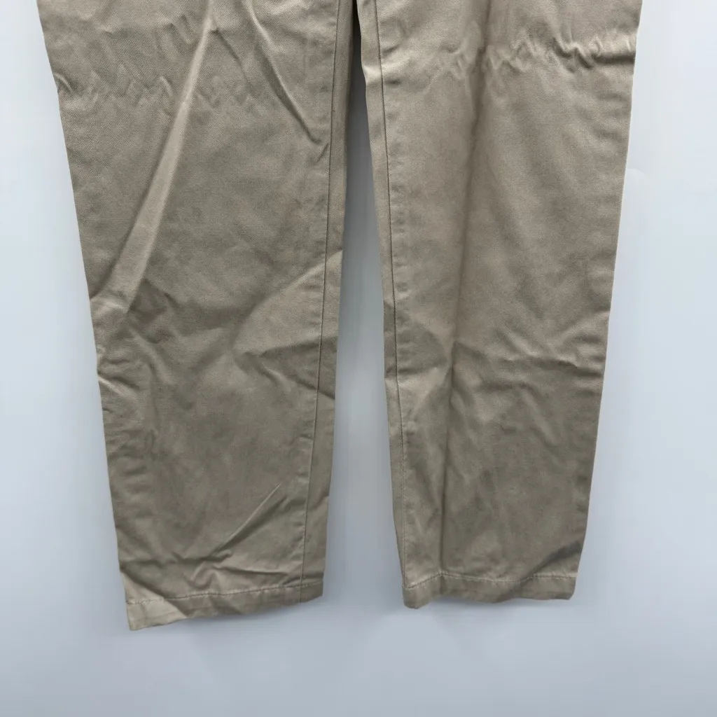 Boden Mid Rise Tie Waist Khaki Skinny Leg Ankle Pants Sz‎ 2 Tan - Image 3