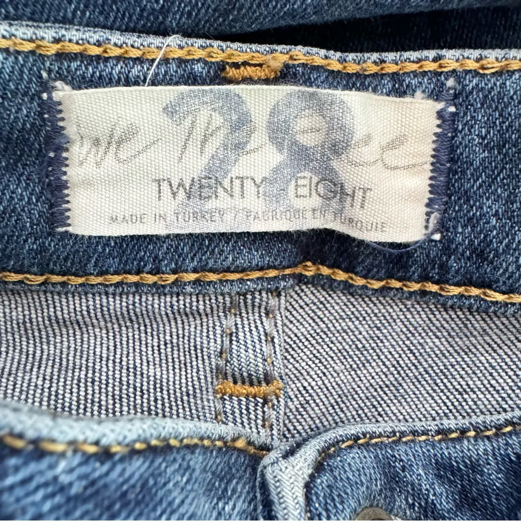 Free People We The Free Women’s High Rise Stretch‎ Skinny Jeans Light Wash 28 R - Image 5