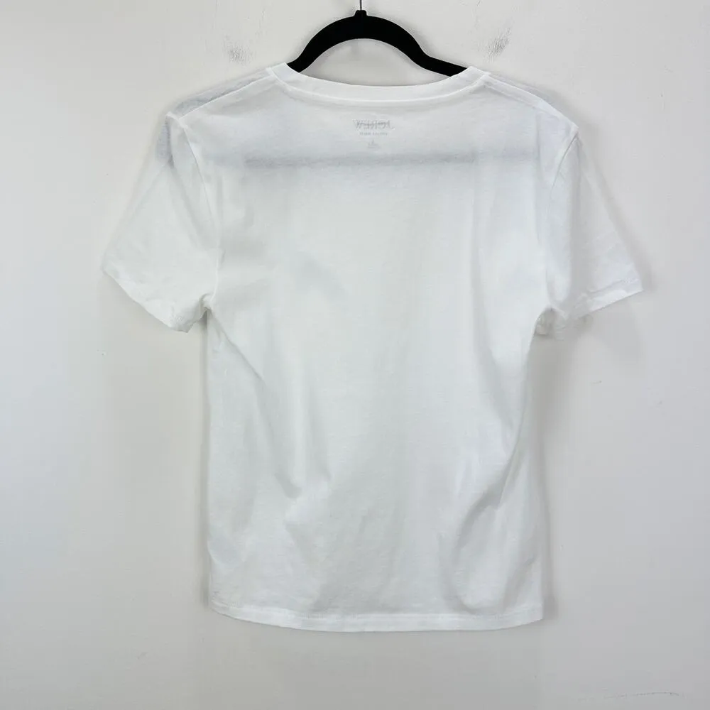 J. Crew Vintage Jersey Classic Fit Crewneck Tee Shirt White Basics Womens S NWT - Image 9