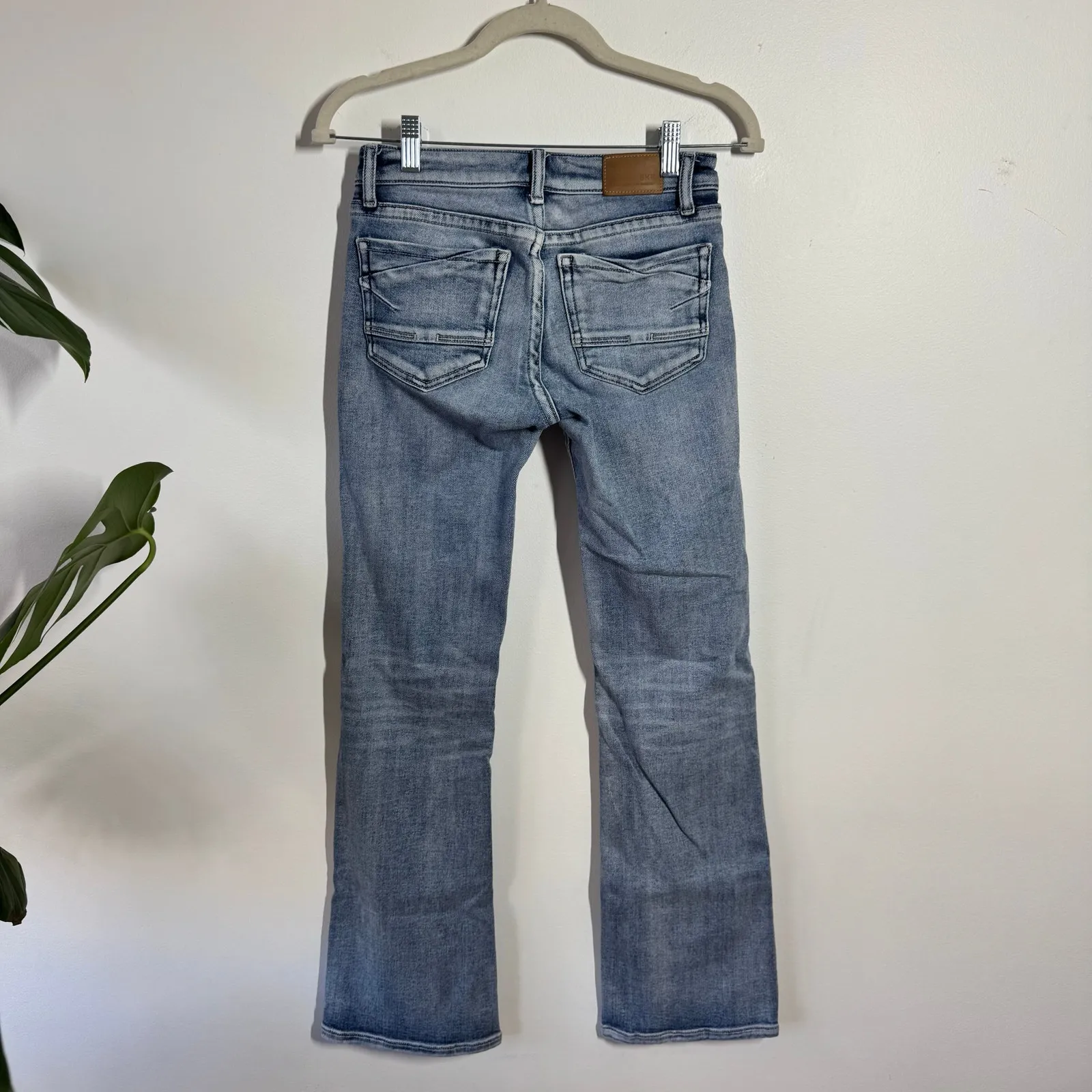 Buckle BKE Stella Low Rise Bootcut Denim Jean Womens 25 Blue Y2K Western Boho - Image 2