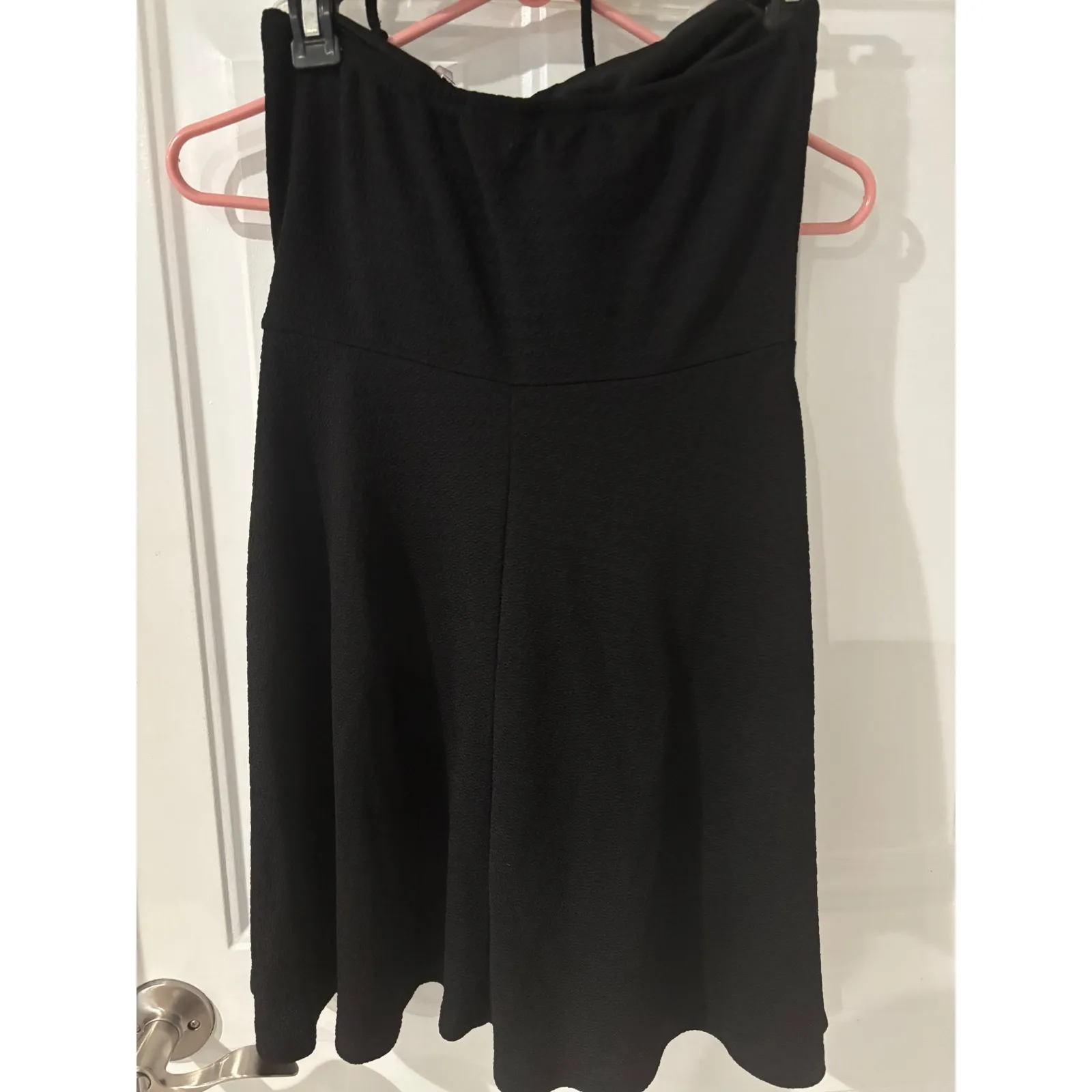 Charlotte Russe Halter Mini Dress Fit and Flare Party Dress‎ Black L - Image 3