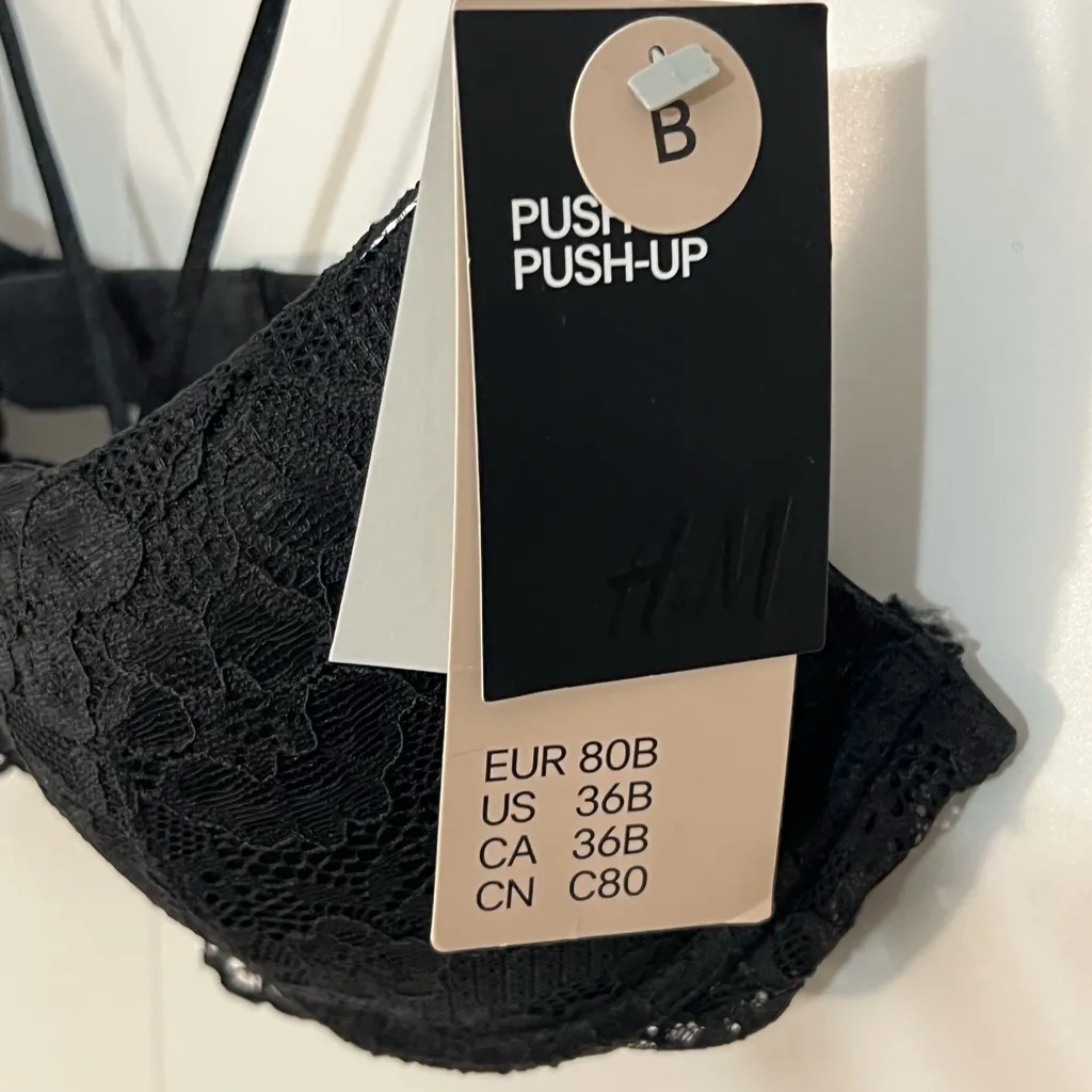 Lace strappy push up bra - Image 4