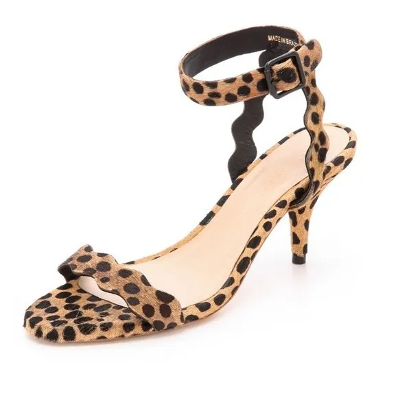 Loeffler Randall Reina Cheetah Ponyhair Heels Size 6.5 - Image 2
