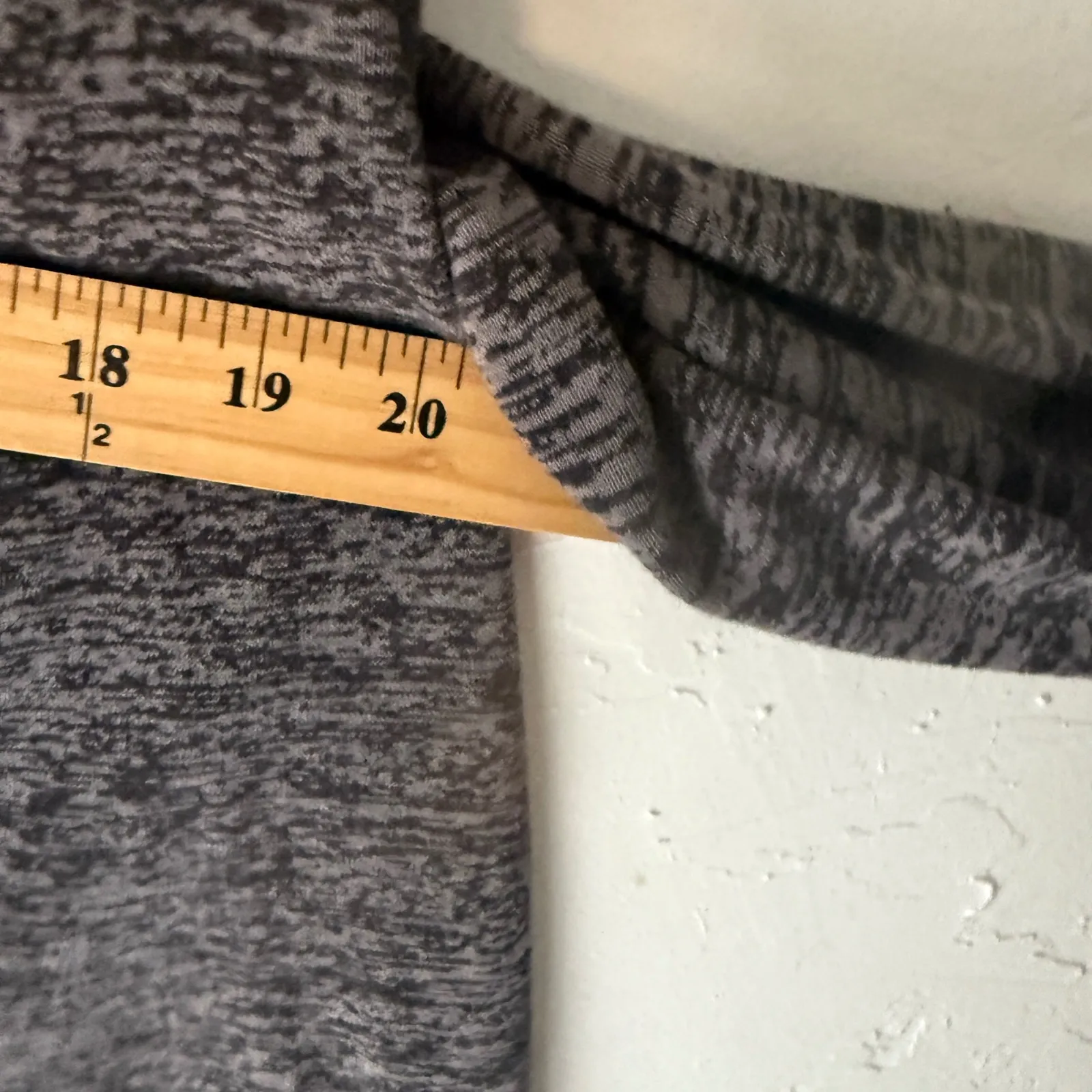 Hinge Charcoal Marled Knit Duster Cardigan Sweater Button Front XS Preppy Career - Image 6