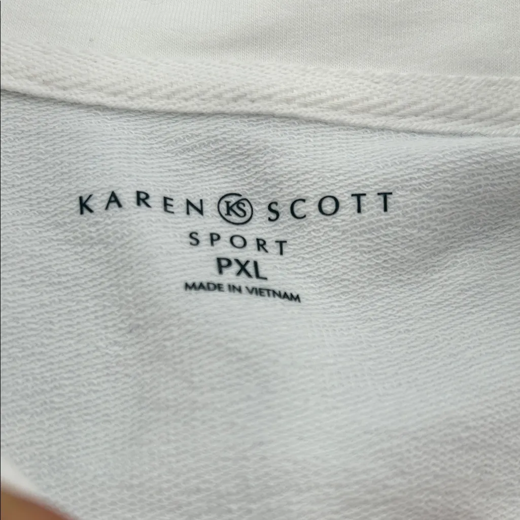 Karen Scott White Vest - Image 11