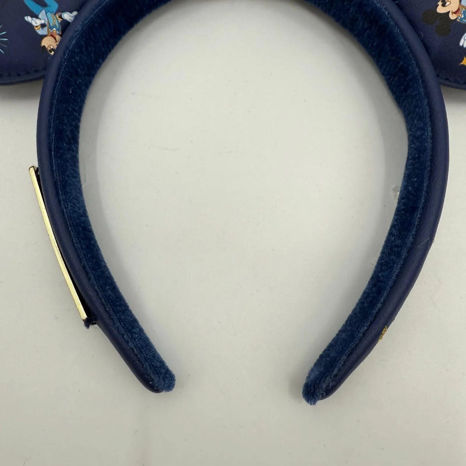 Loungefly Walt Disney World 50th Anniversary Minnie Ear Headband Gold Sequin - Image 10