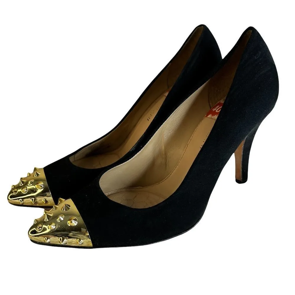Antonio Melani Heels with Gold Spikes‎ - Image 2