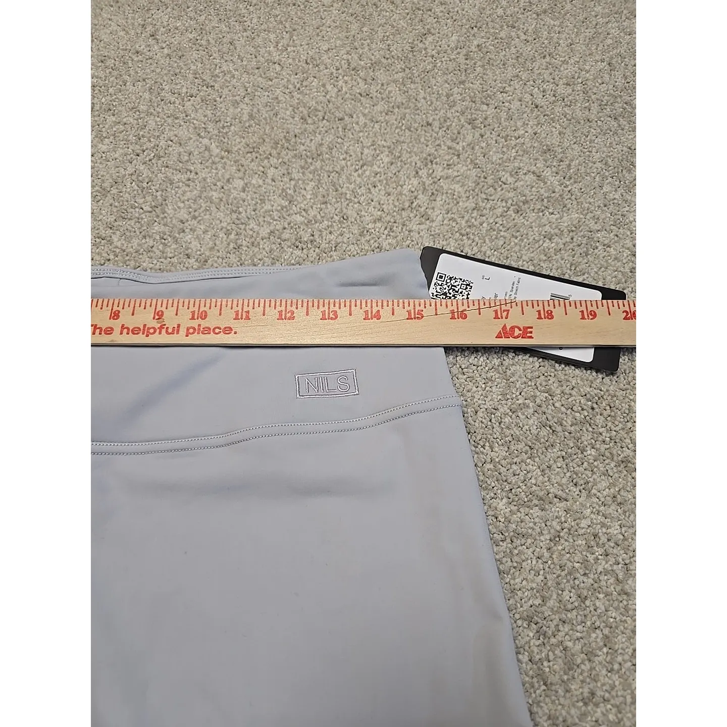 Nils Womens Lindsay Full Length Fleece Lined Baselayer Leggings Silver Sz L Ski Size L - Image 8