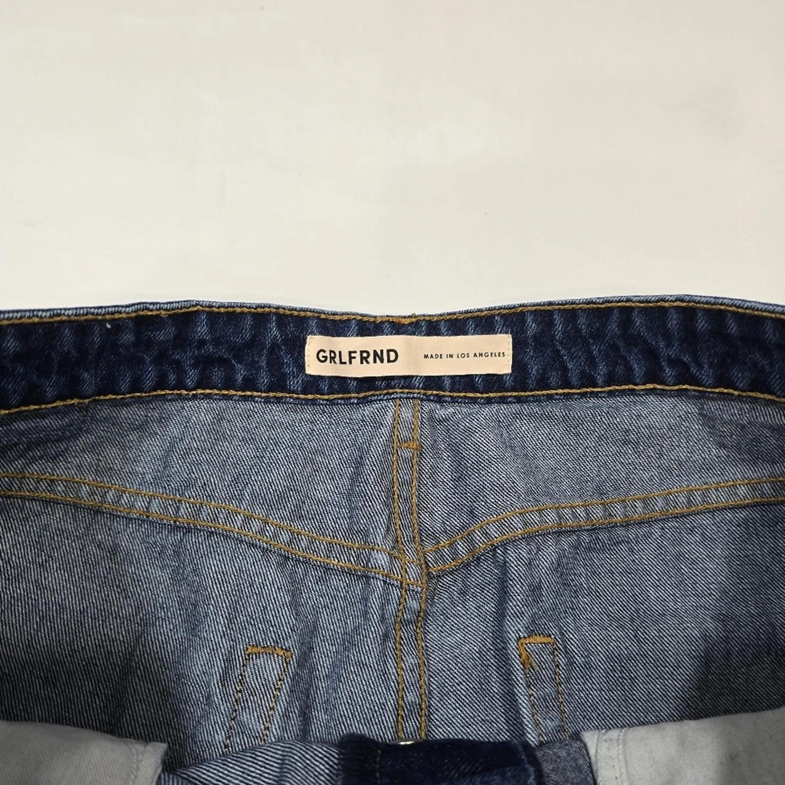GRLFRND Karolina High Rise Straight Crop in Midtown Size 32 - Image 8