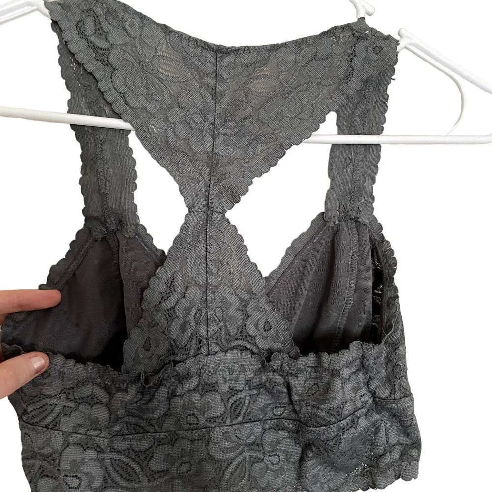 Intimately Free People gray lace bralette v - Image 3