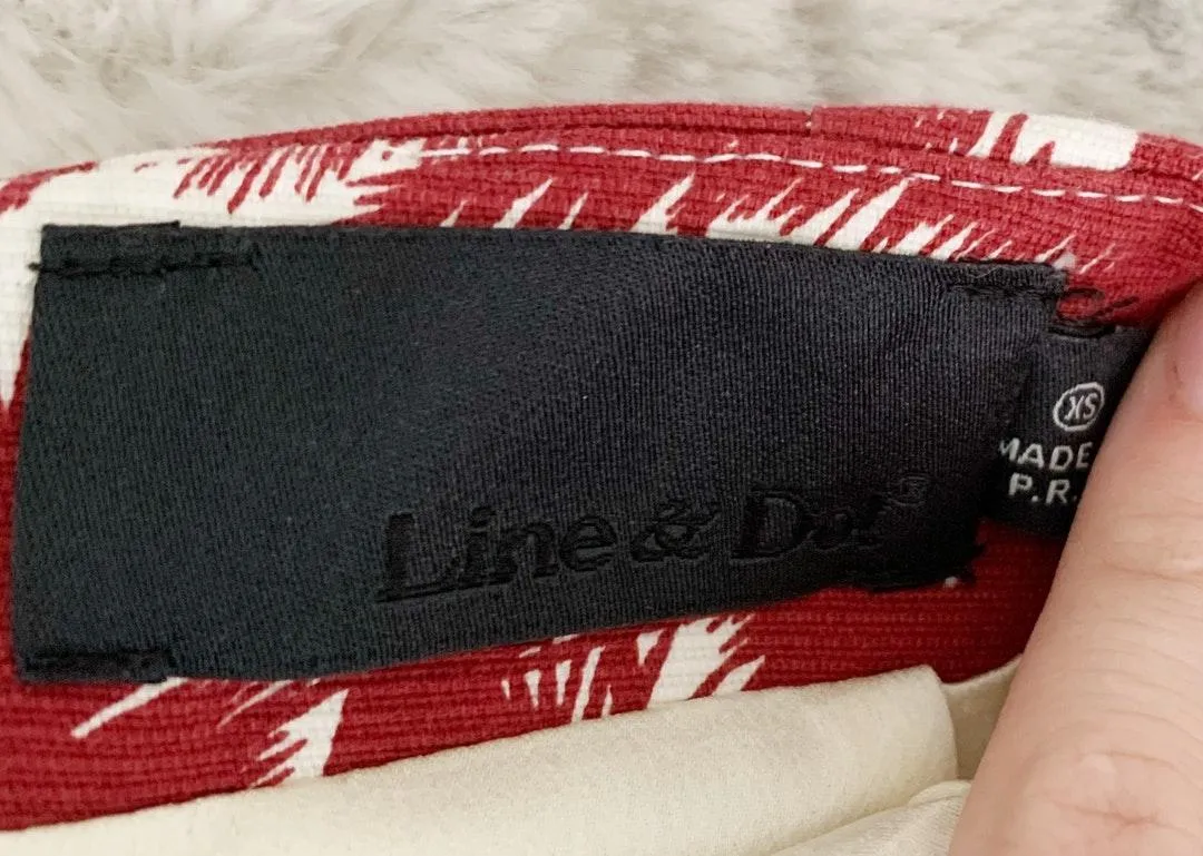 Line & Dot Sunset Palm Wrap Skort  - Image 4