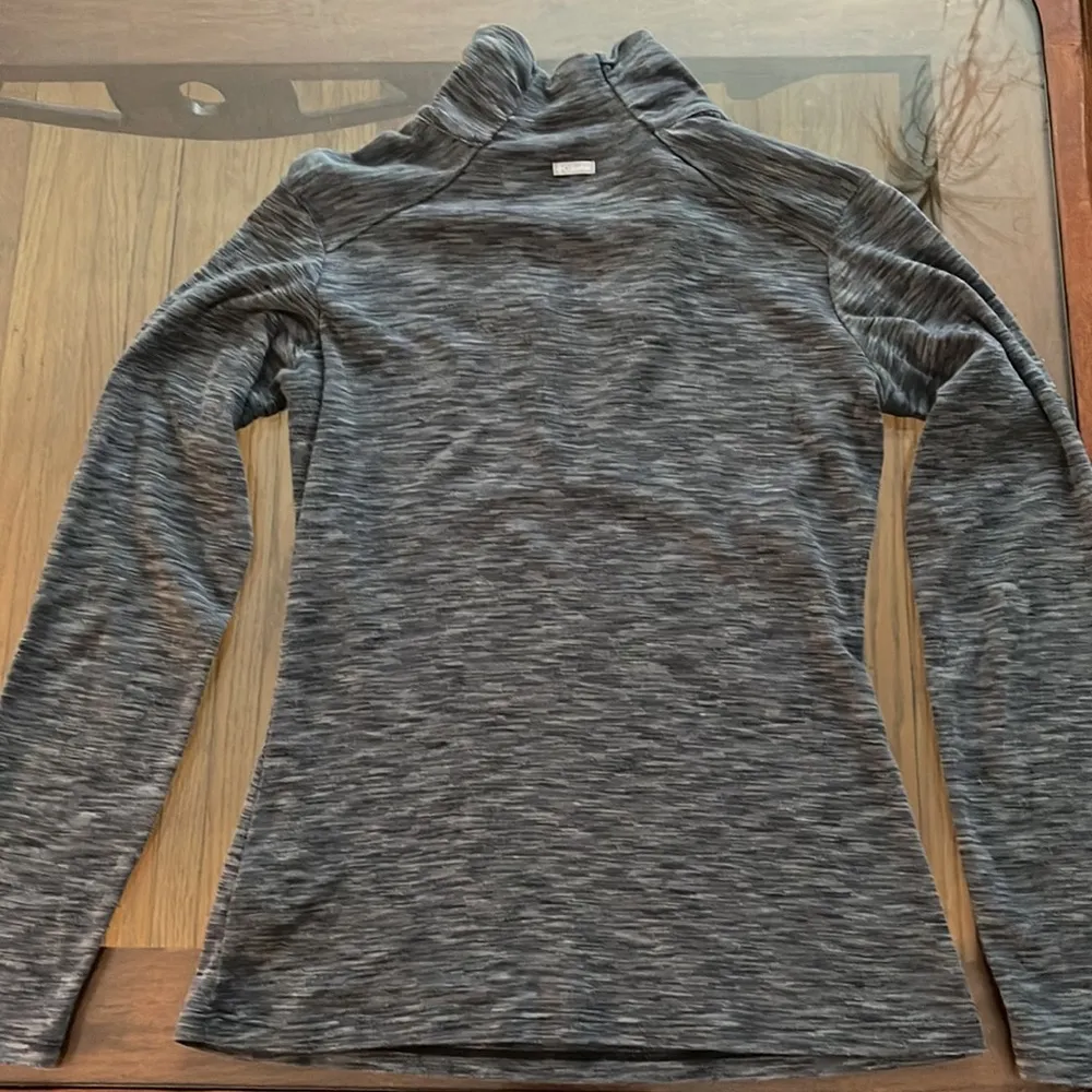 Columbia 1/2 Zip Pullover Heather Gray. Size-S - Image 3