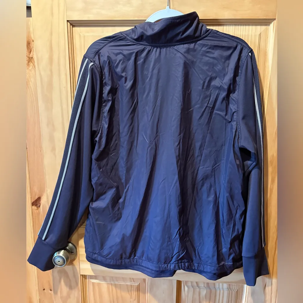 Tangerine women's activewear jacket purple/plum/white size XL - Image 2