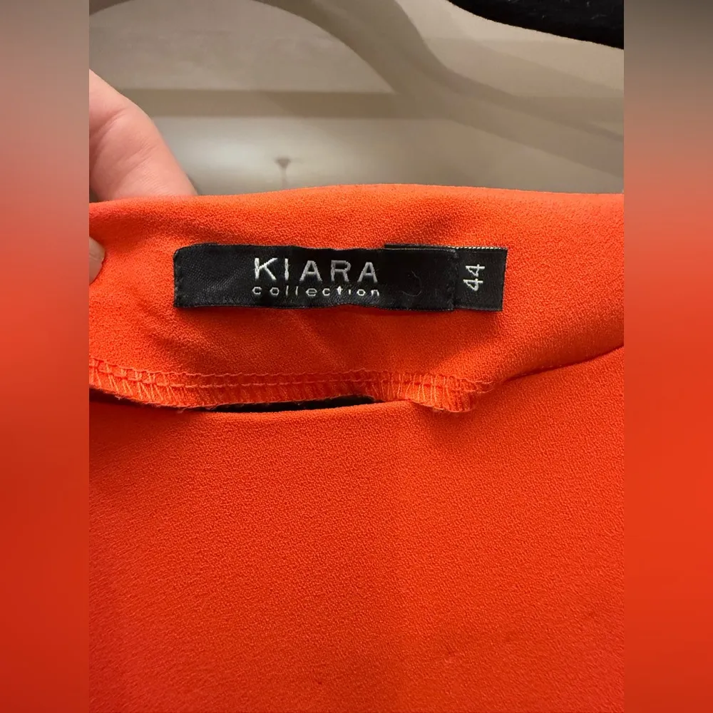 Bright orange women’s dress Size L - Image 4