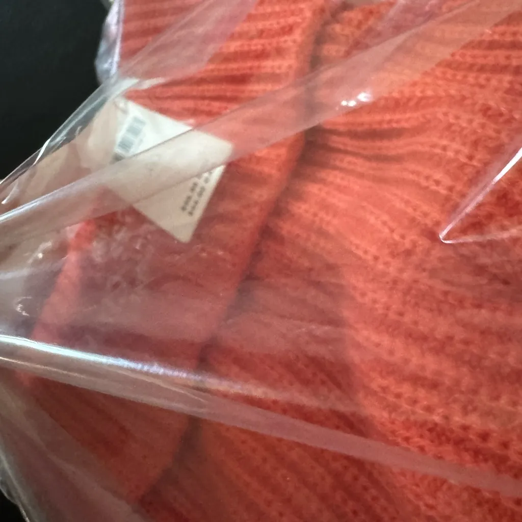 NWT Daily Practice by Anthropologie Sport Club Ribbed Beanie coral 1989 - Image 6