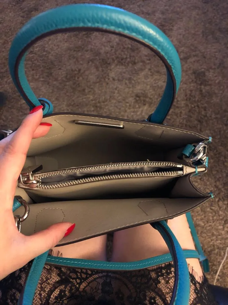 Michael Kors Teal  Satchel - Image 4