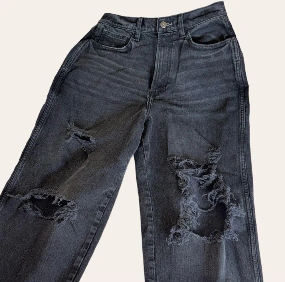 Arizona Jeans Size 7 Highest Rise Pinched waist Baggy Jeans - Image 2