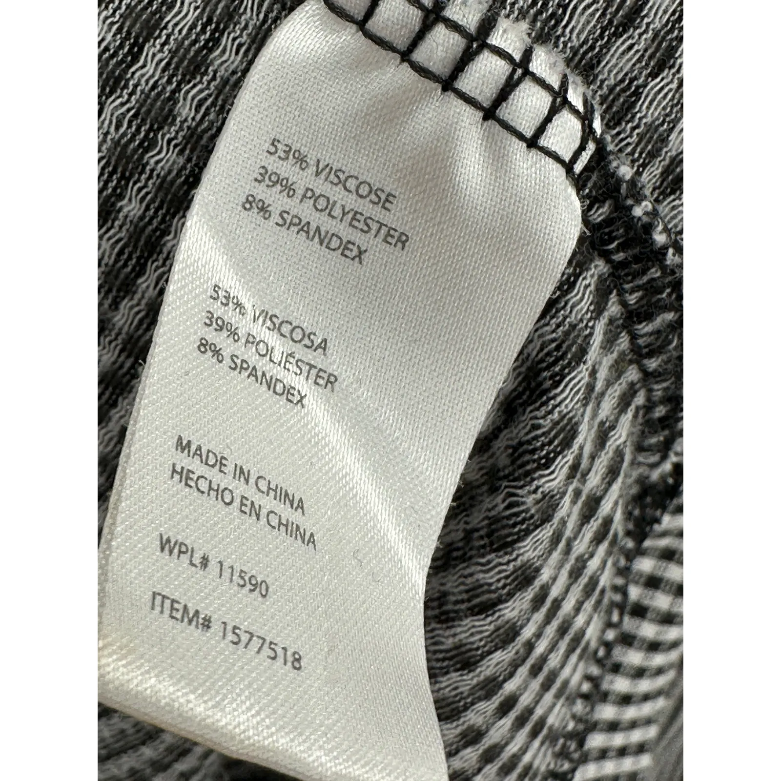 Weatherproof Black Plaid Pullover Hooodie Stretch Womens Medium - Image 7