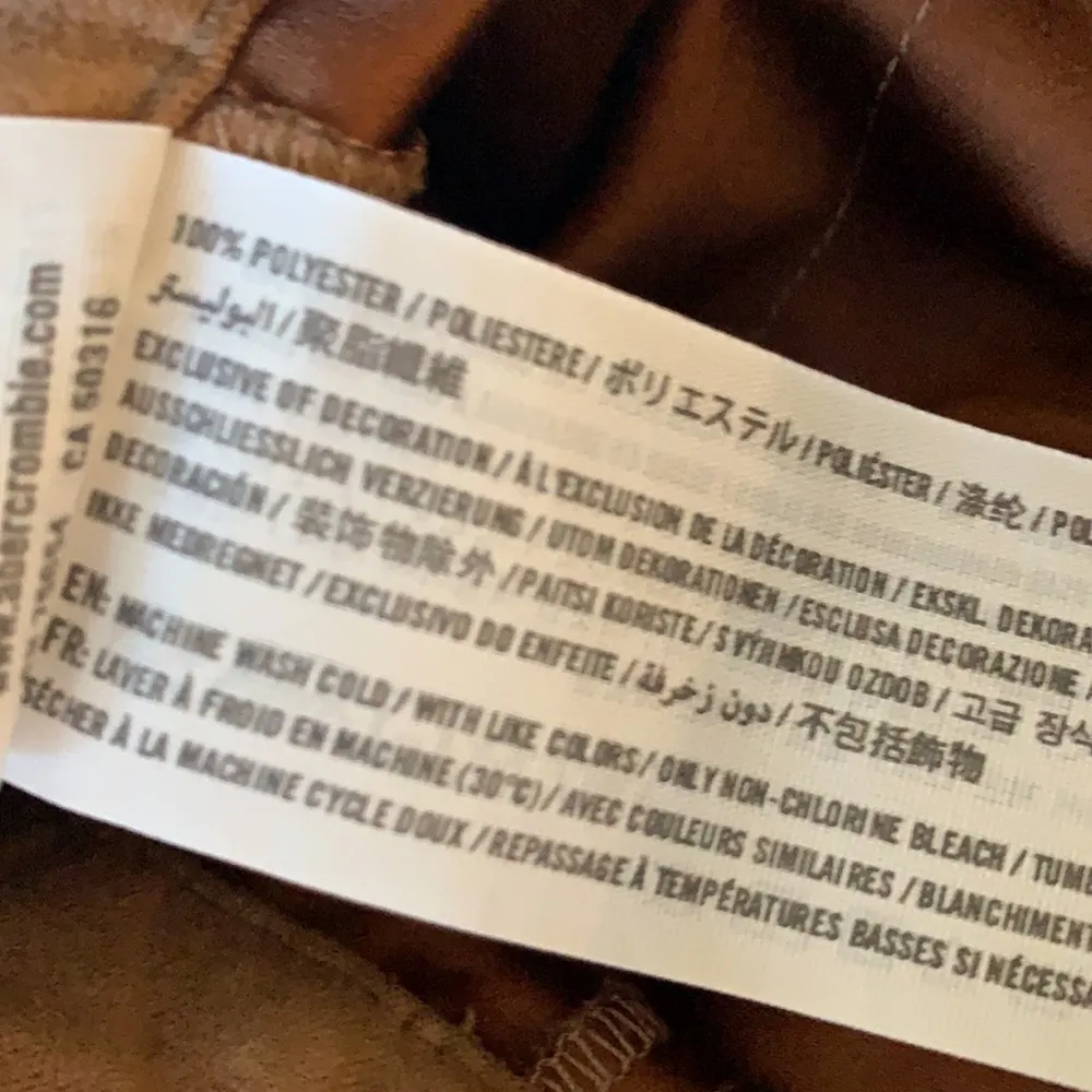 Hollister Faux Suede Skirt Mini Warm Tan Womens 3 Lace Up Rodeo Wedtern - Image 2