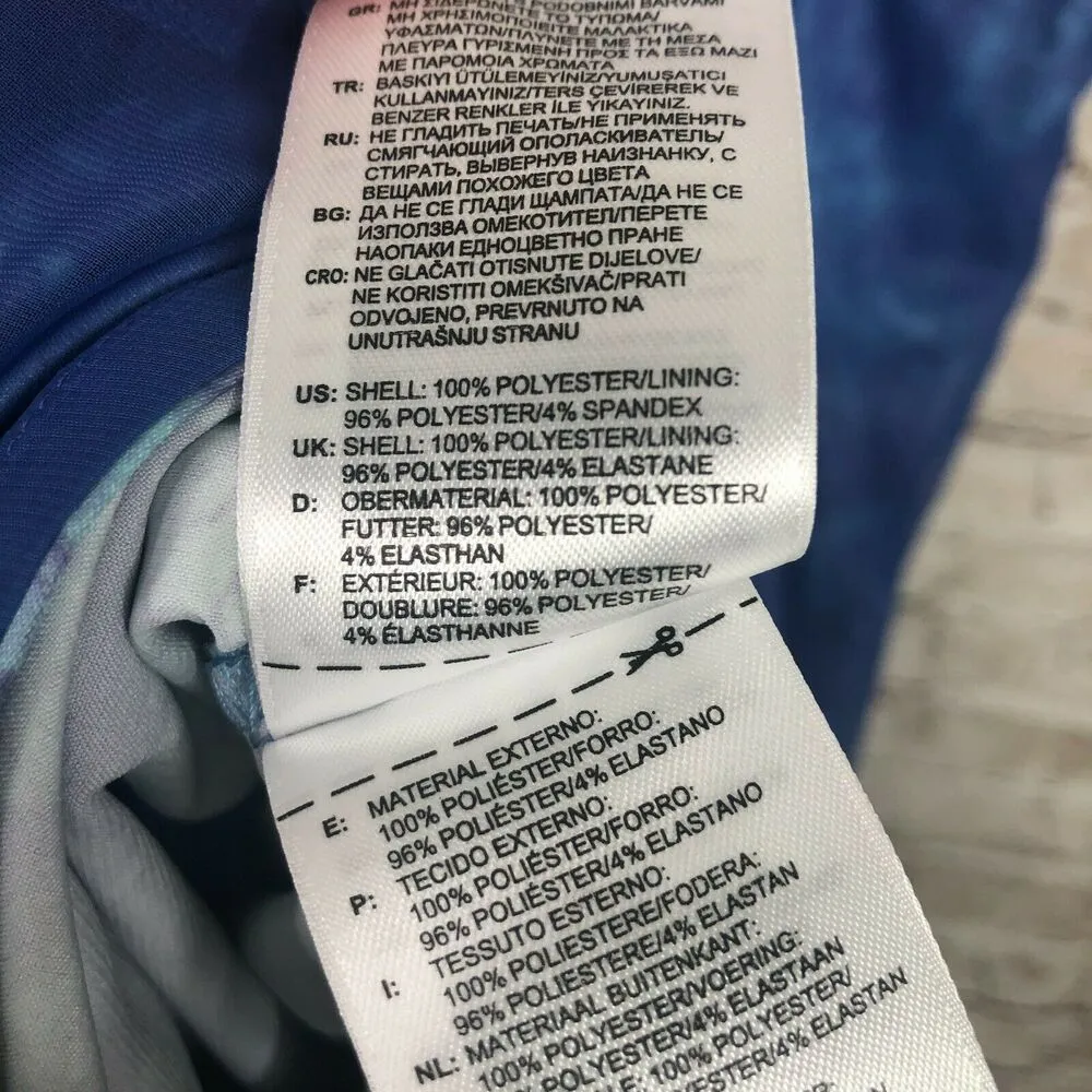 NWT Adidas OE Tank Midi Dress Multicolor Blue Trefoil CF9969 Womens XS - Image 12