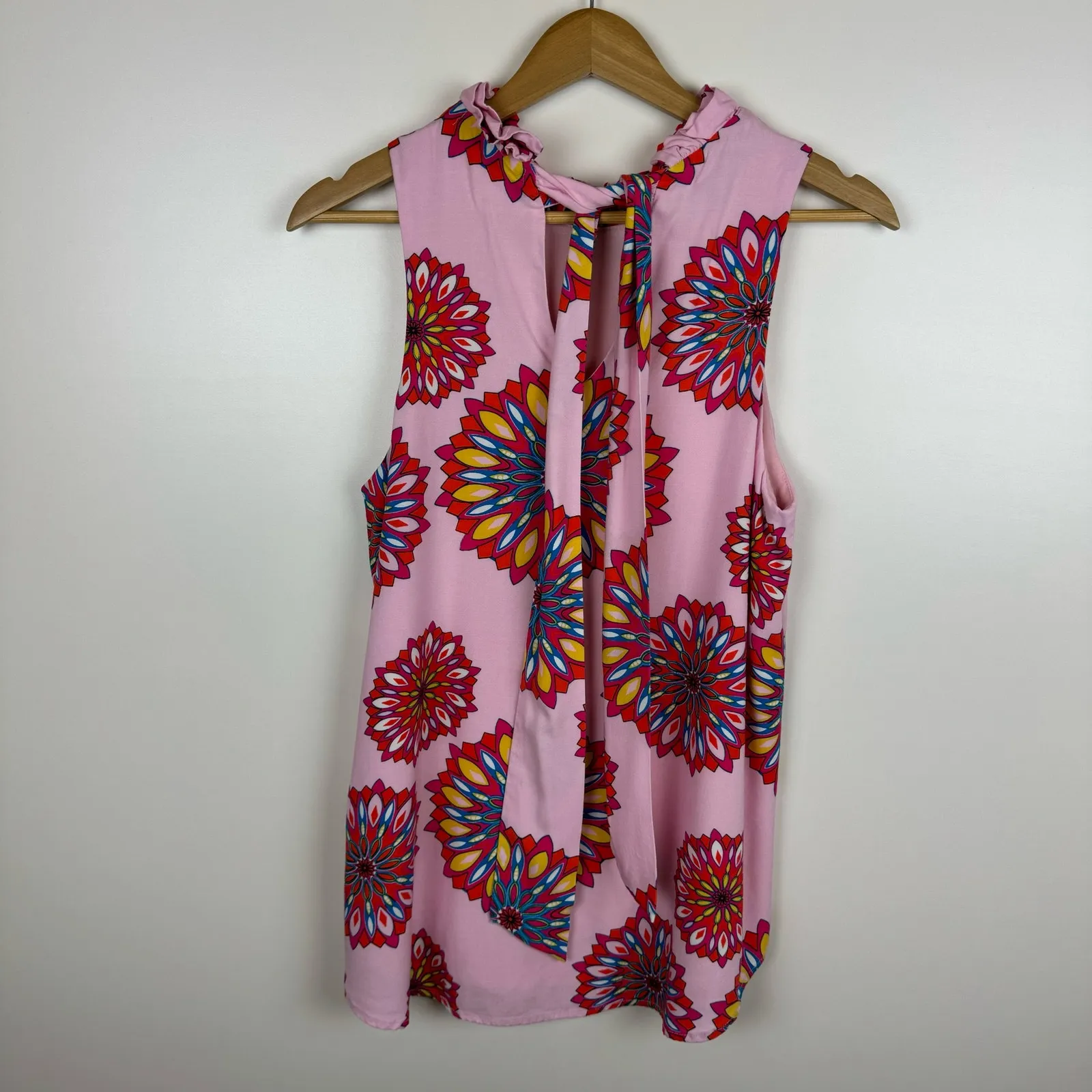 Gibsonlook x Hi Sugarplum Cavallo Top in Pink Floral Medallion Sz M | Multicolor Size M - Image 7