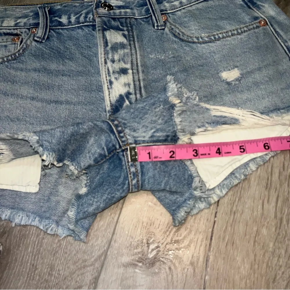 Free People Cutoff Denim Shorts - Image 5