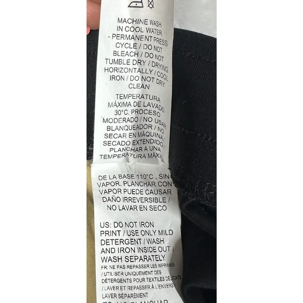 Puma Way 1 Athletic Leggings Black Animal Leopard Print Side Stripe Cotton S - Image 8