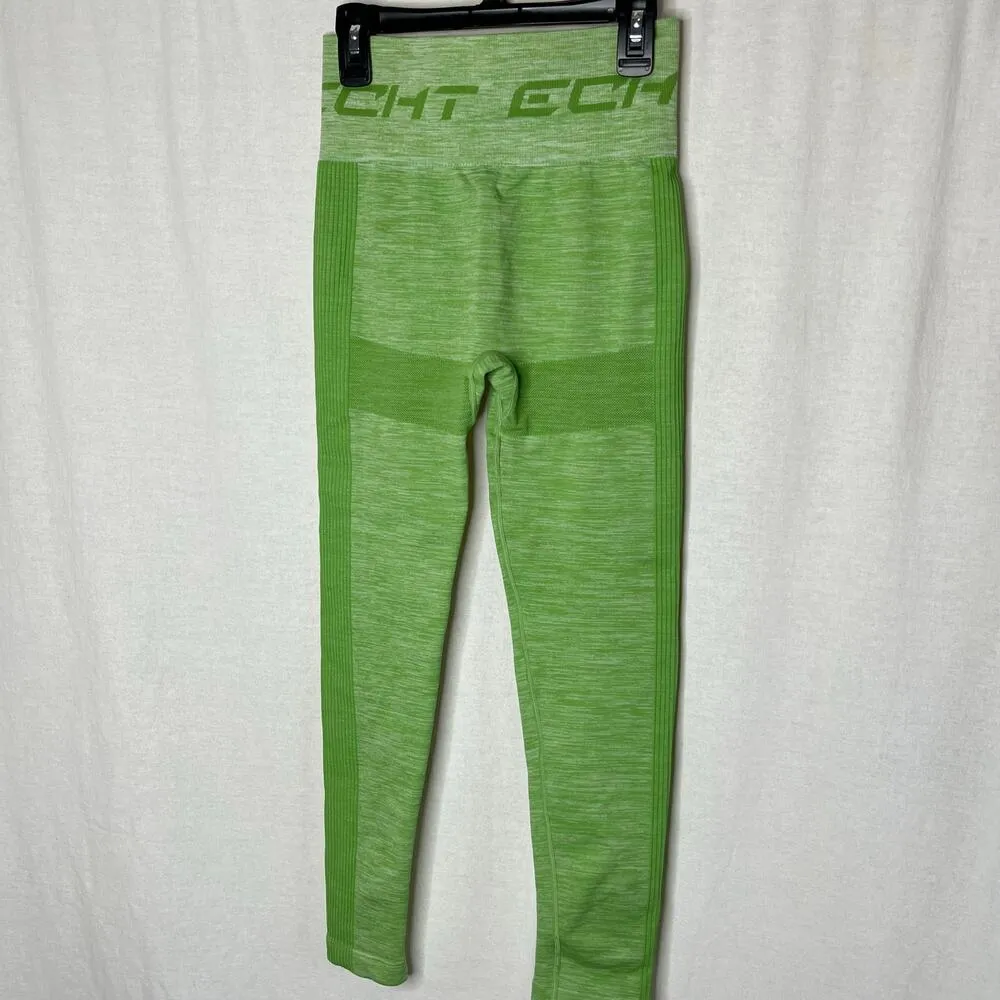 ECHT‎ Arise Pure Seamless Leggings Green Tea Size Small Yoga Gym Workout Fitness - Image 4
