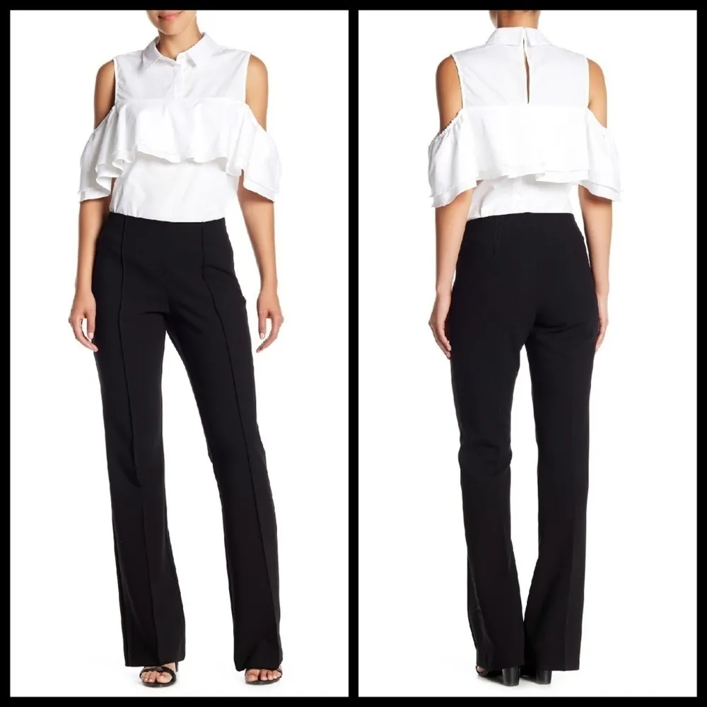 💕TRINA TURK💕 Jacoba Flare Leg Trousers ~ Black 2 NWT - Image 5