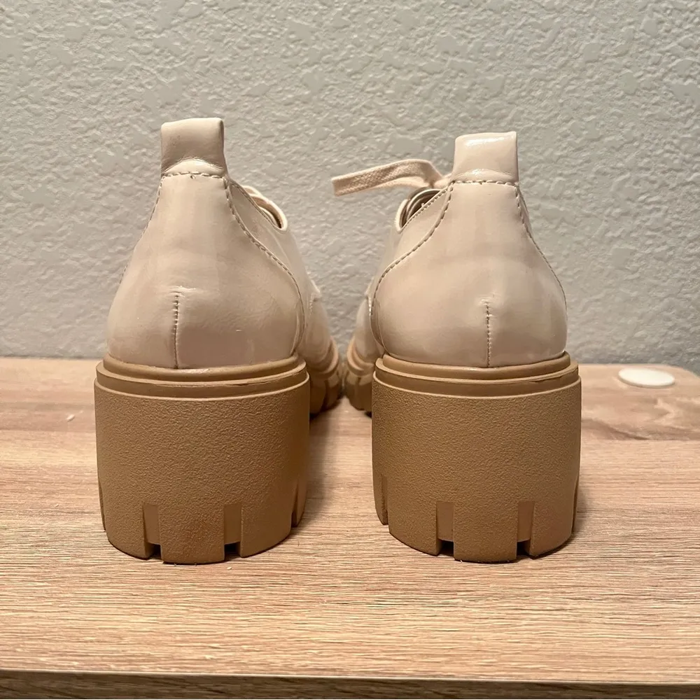 Chunky Heel Oxford Shoes - Image 4