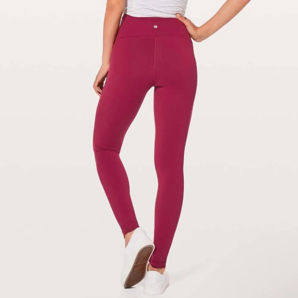 Lululemon Wunder Under Hi-Rise Tight 28” in Ruby Wine - Image 4