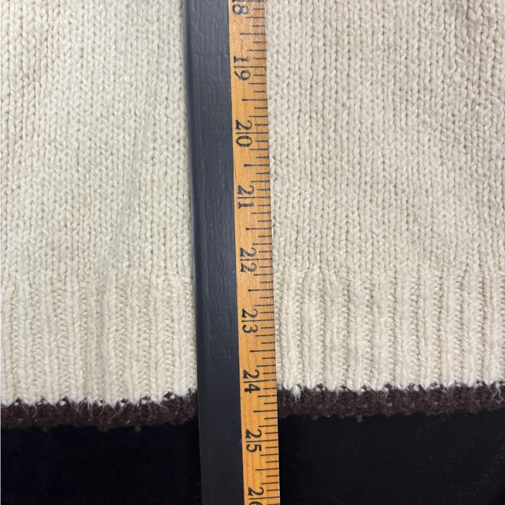 American Eagle Fair Isle Sweater Womans L Soft Fishermancore New England Winter - Image 7