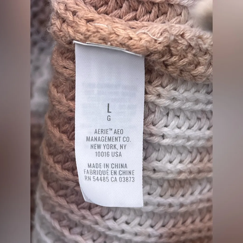 Arie Oversized Open Knit Tie Dye Sweater - Image 13