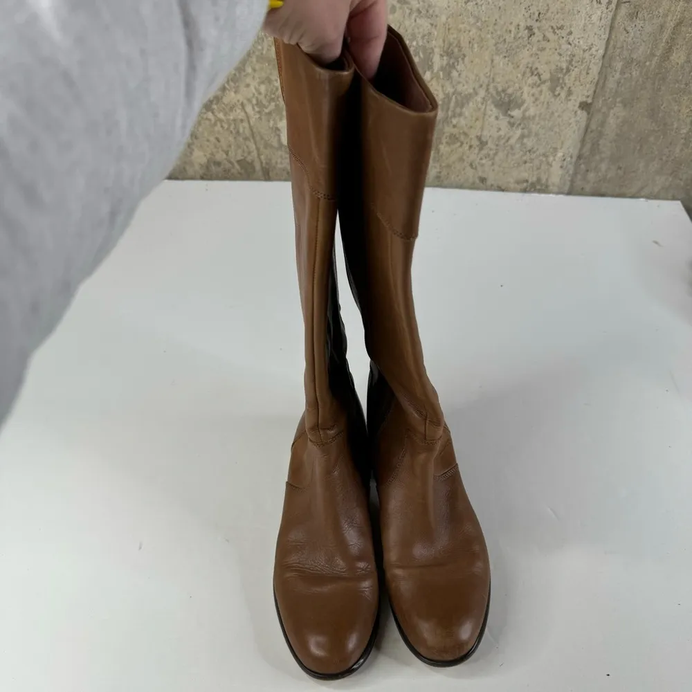 Corso Como  Brown Leather Knee High Boots Size 7.5 - Image 2