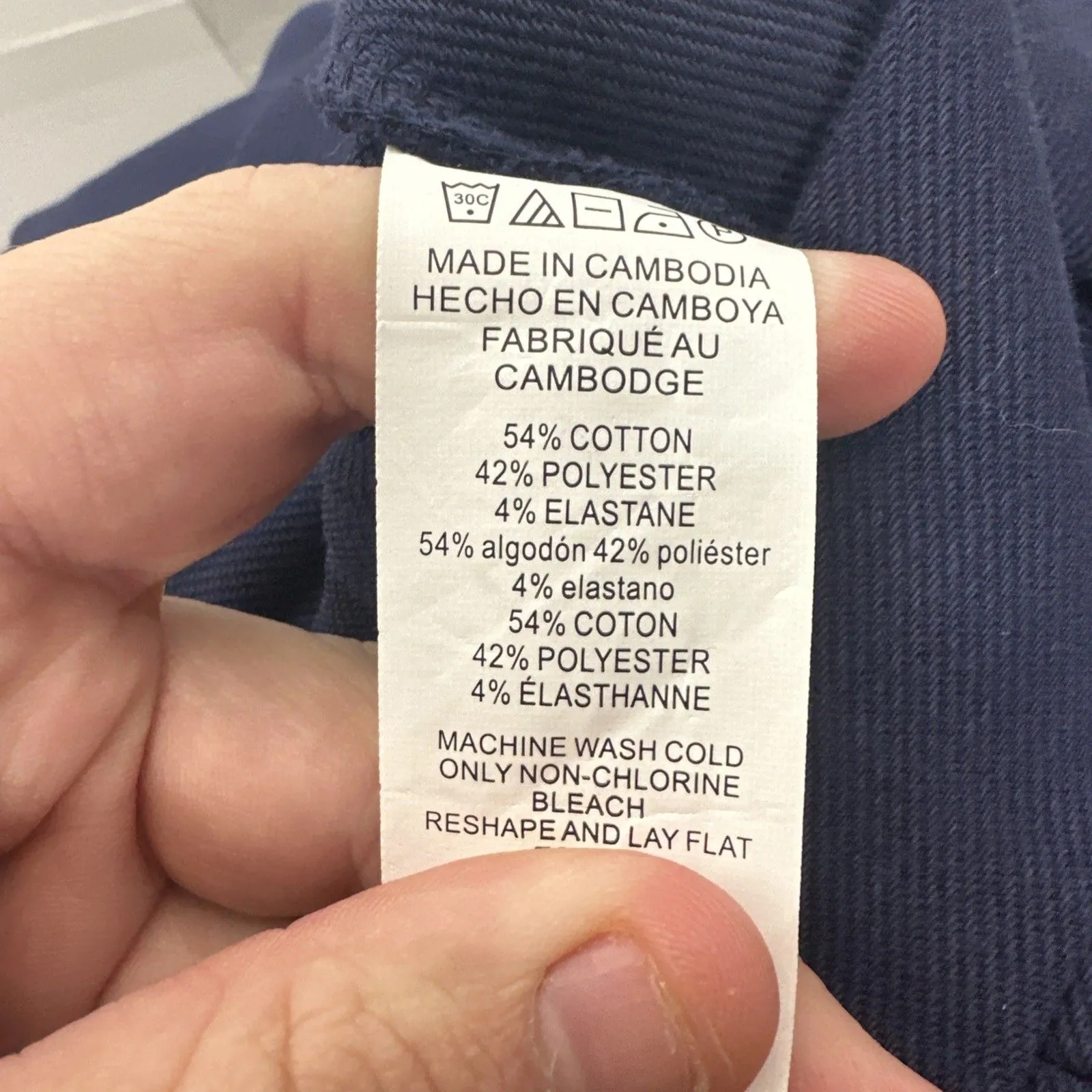 Michael Kors Legging Pants Womens Small Dark Blue Mid Rise Pull On Fitted Skinny - Image 10