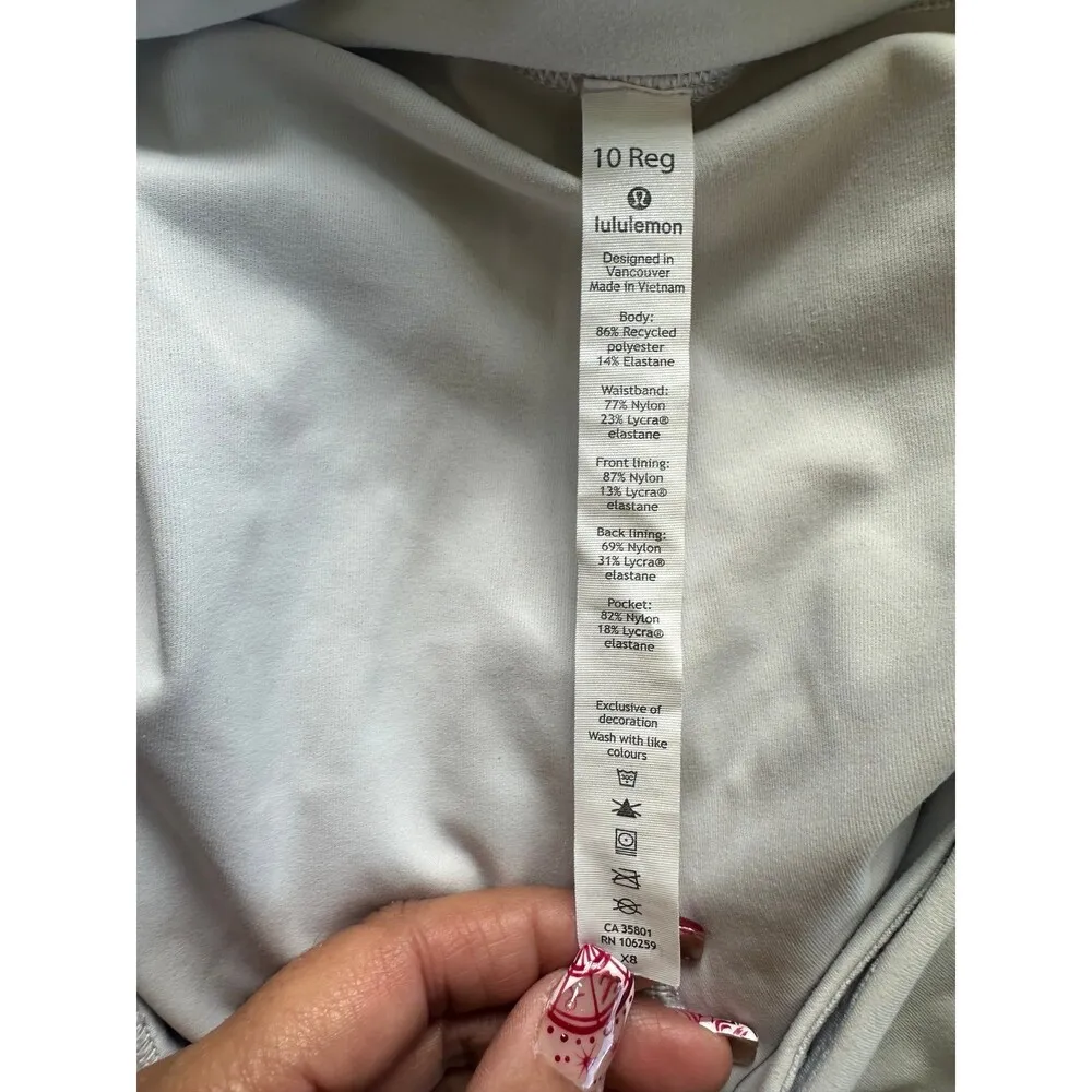 Lululemon Pace Rival Tropical Shadow Starlight 15" Pleated Mini Skirt Skort 10 - Image 8