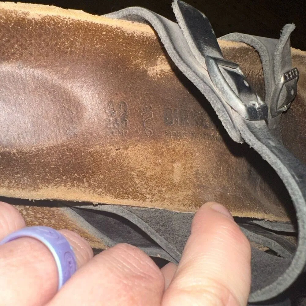 Birkenstock Mayari strappy black ortho arch support 40/9.5 sandals - Image 3