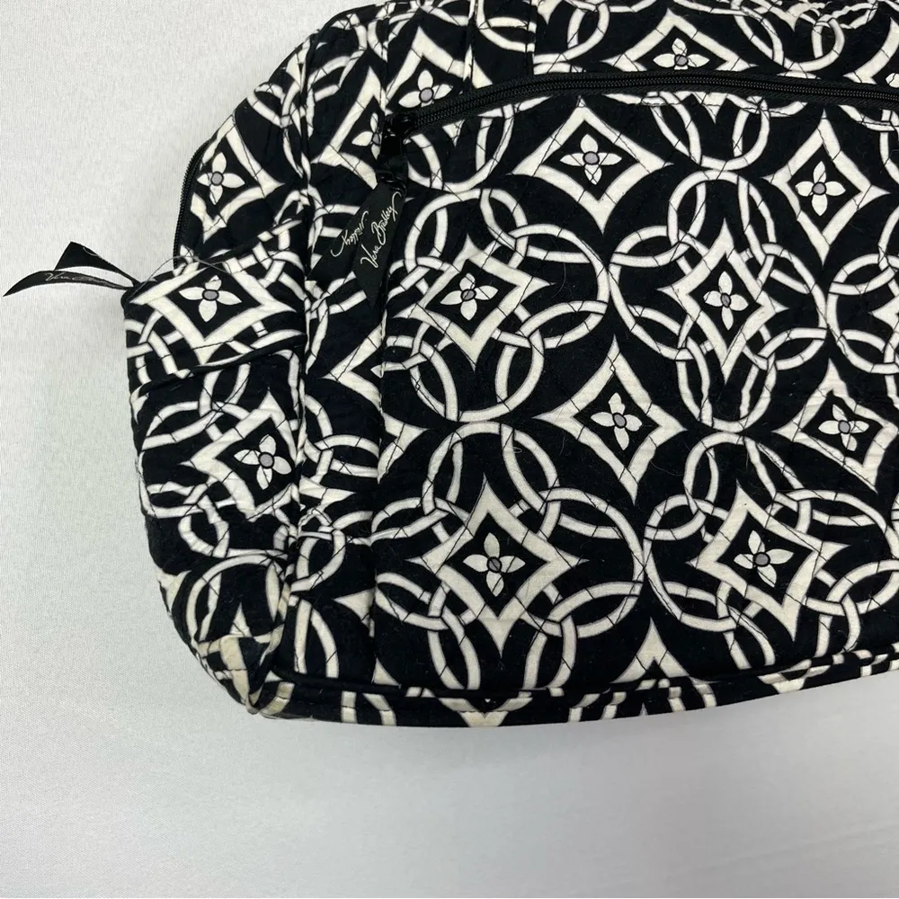 Vera Bradley Black & White Concerto Stroll Around Diaper Bag - Image 7