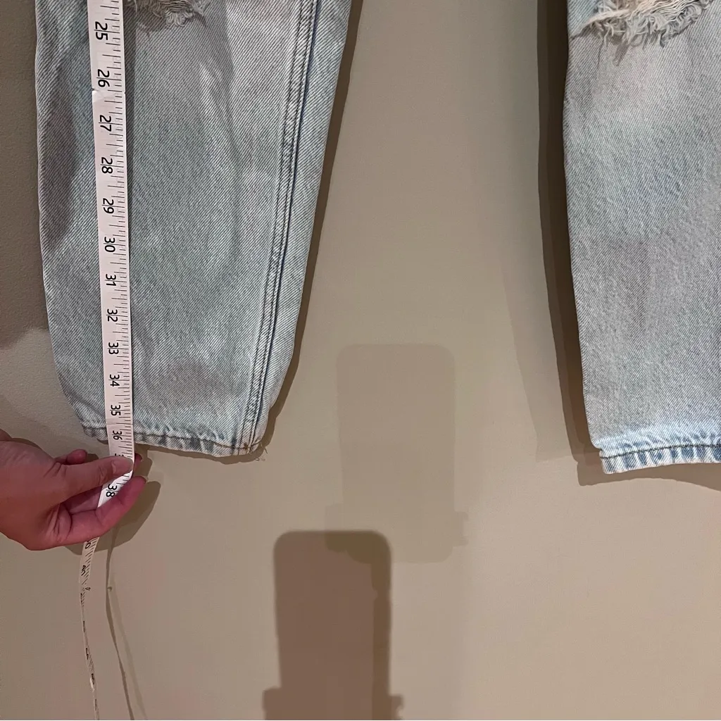 Aeropostale High Rise Mom Jeans Size 0 - Image 6