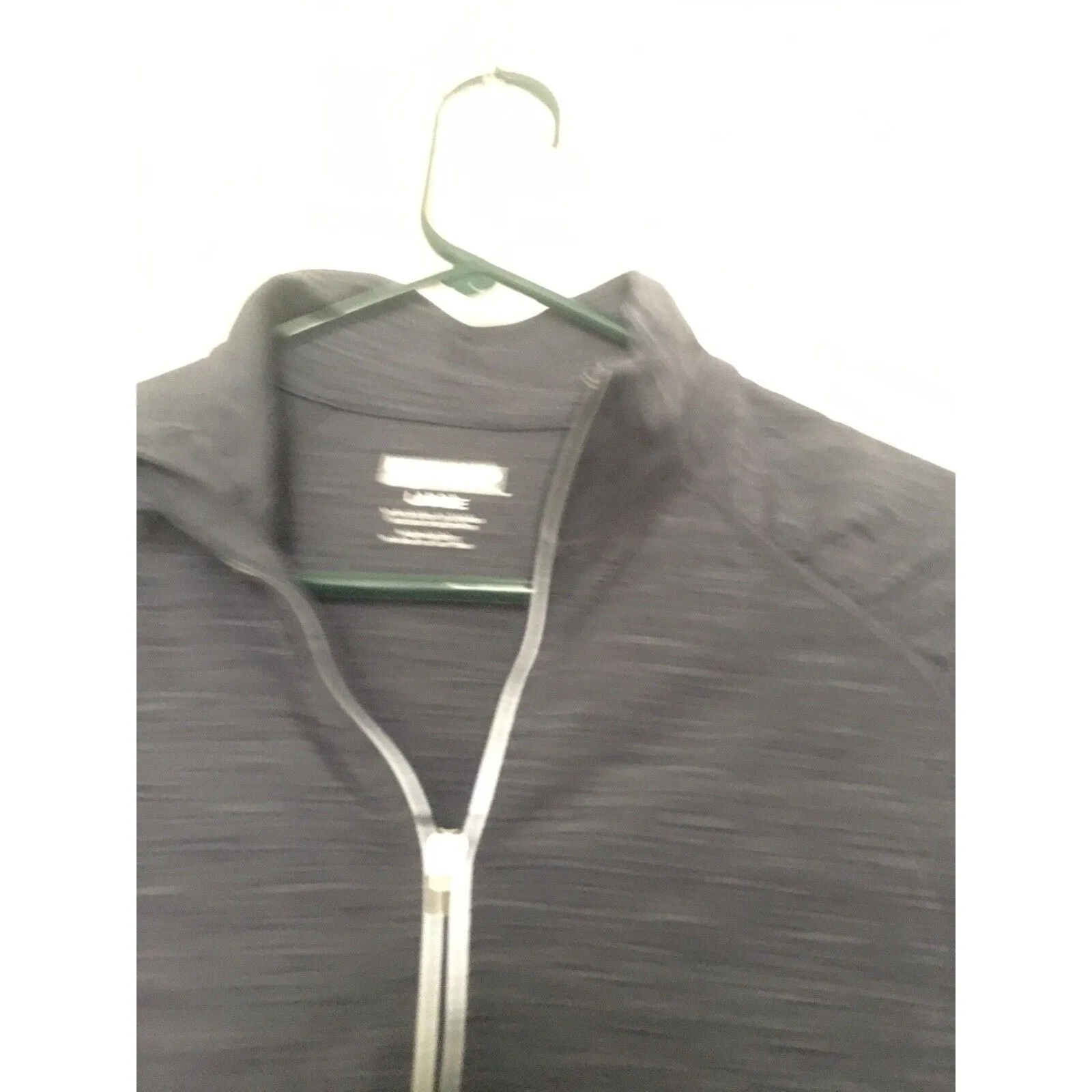 Women Large Kirkland 1/4 Zip Long Sleeve Shirt Mock Neck Thumb Holes Size L - Image 4