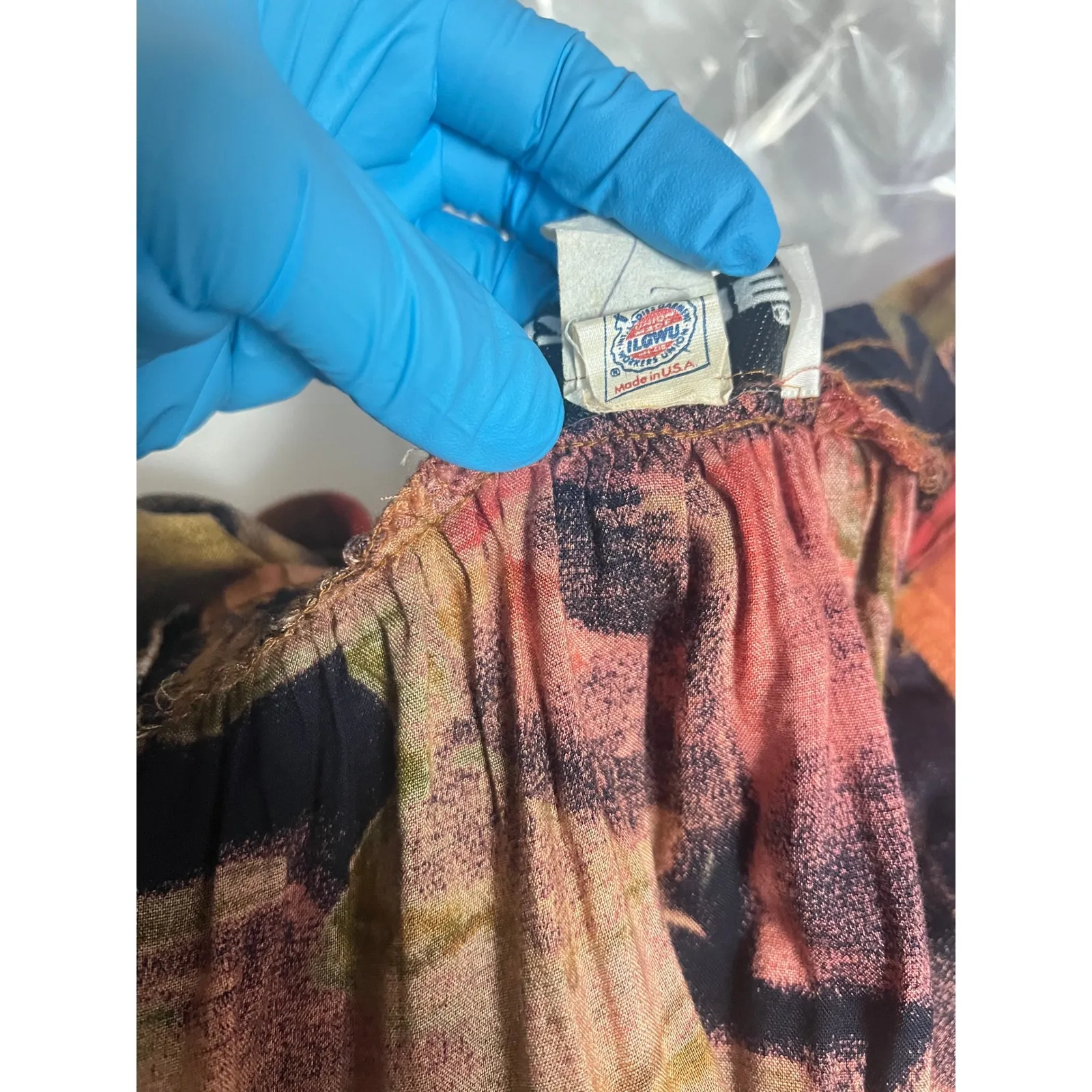 Catherine's Liz & Me Vintage Midi Skirt Womens Plus 18 USA ILGWU *Flaw Orange - Image 7