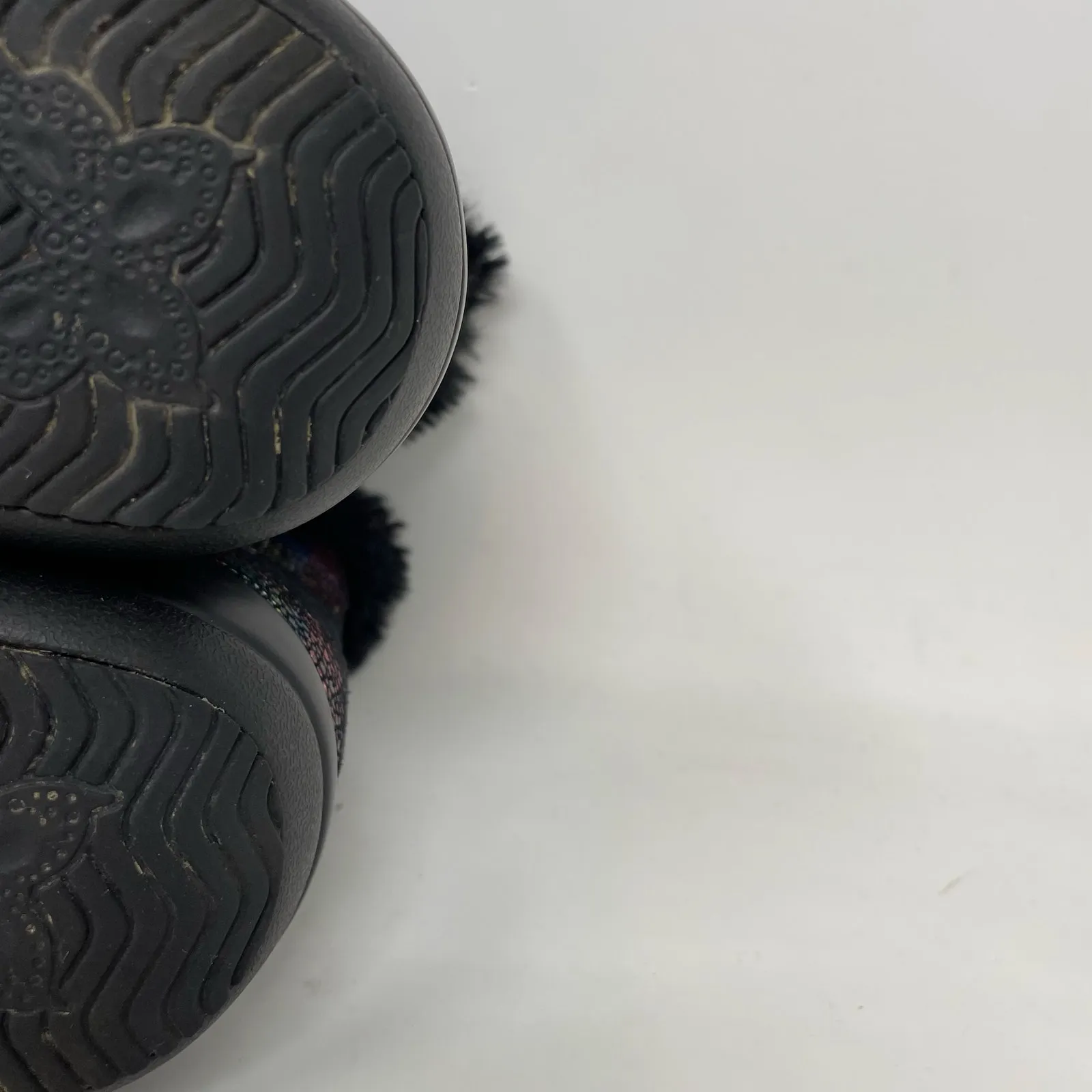 Alegria Meri Tartan Plaid Faux Fur Water Resistant Leather Booties 38 W 8 8.5 W - Image 10