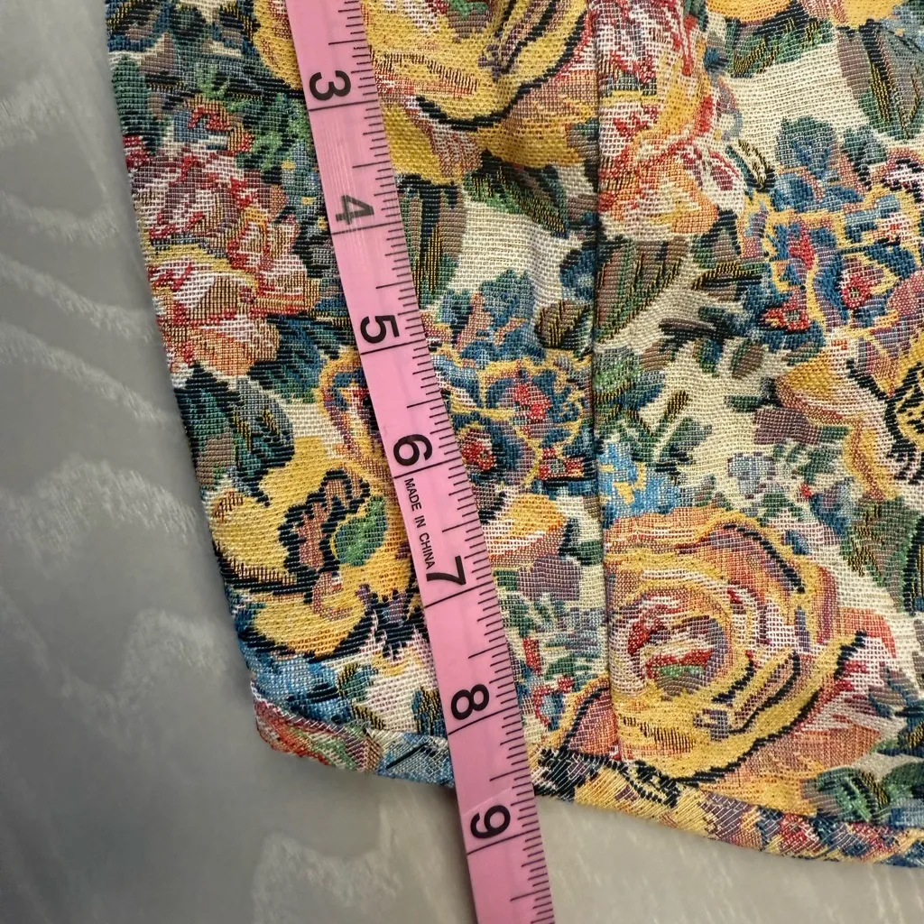 Altar'd‎ State Women Size XS Bohemian Tapestry Floral Corset Top grandmacore - Image 5