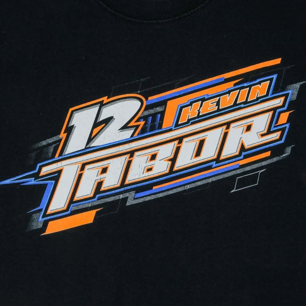 Black Double Sided Racing Graphic T-Shirt - Image 5